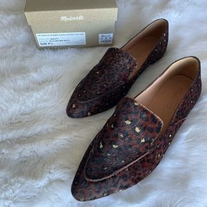 The Francis Skimmer in Mini Leopard Calf Hair